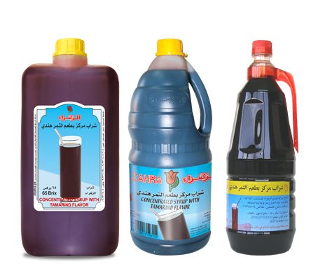 Al Zahra Concentrated Tamarind Syrup 4L | الزهراء شراب تمر هندي مركز - 2kShopping