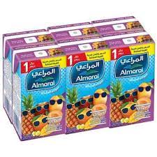 Almarai Mixed Fruit Juice 140ml Pack of 6 - 2kShopping