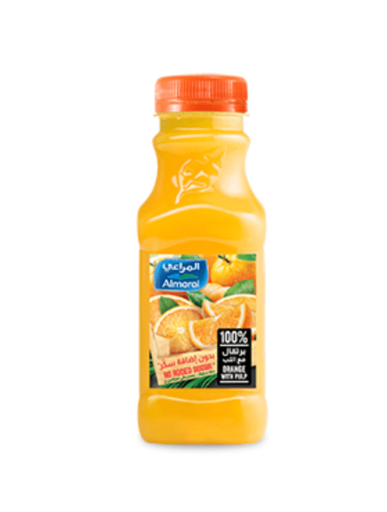 Almarai Orange Juice with Pulp 300ml | عصير البرتقال مع اللب - 2kShopping
