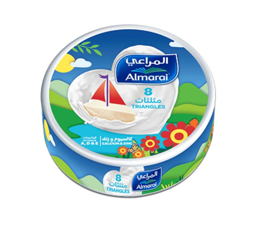 Almarai Triangles Cheese 8 portions 120g | جبنة مثلثات - 2kShopping