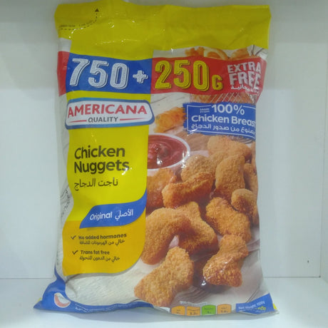 Americana Chicken Nuggets Original 750g+250g Free - 2kShopping