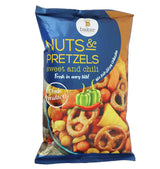 Baker Nuts and Pretzels Sweet and Chili 275g | بيكر مقرمشات حلو حار - 2kShopping