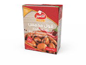 Al Kasih Foul Medammas with Red Chili Box 24 x 390g |الكسيح فول مدمس بالفلفل الحار - 2kShopping