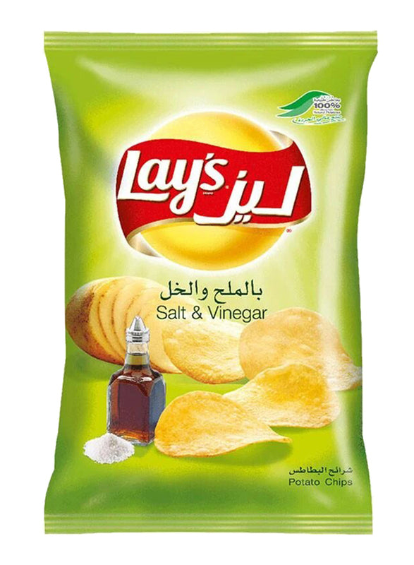 Lays Salt and Vinegar 40g | شيبس ليز بالملح والخل