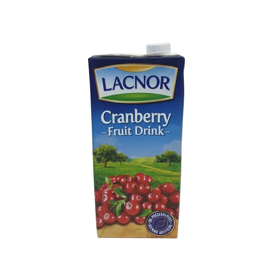 Lacnor Cranberry Fruit Drink 1 L | لاكنور شراب التوت البري - 2kShopping