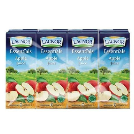 Lacnor Essentials Apple Juice 180ml Pack of 8 - 2kShopping