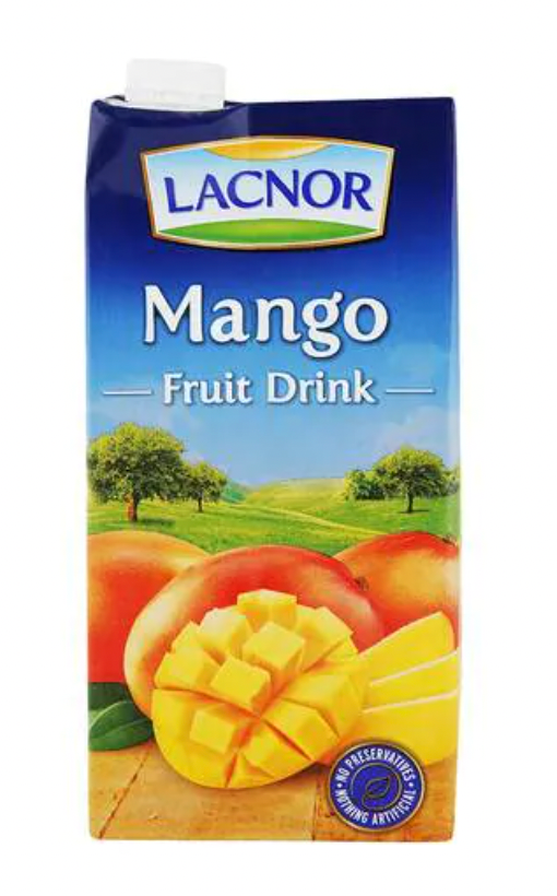 Lacnor Mango Juice 1L | لاكنور عصير مانجو - 2kShopping
