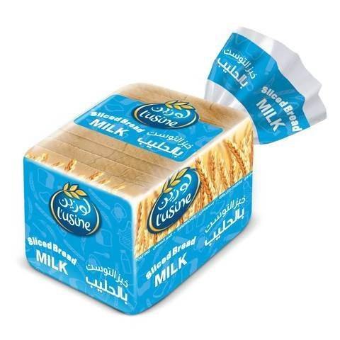 Lusine Bread Sliced Milk 275g | خبز التوست بالحليب - 2kShopping