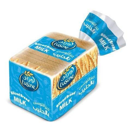 Lusine Bread Sliced Milk 275g | خبز التوست بالحليب - 2kShopping