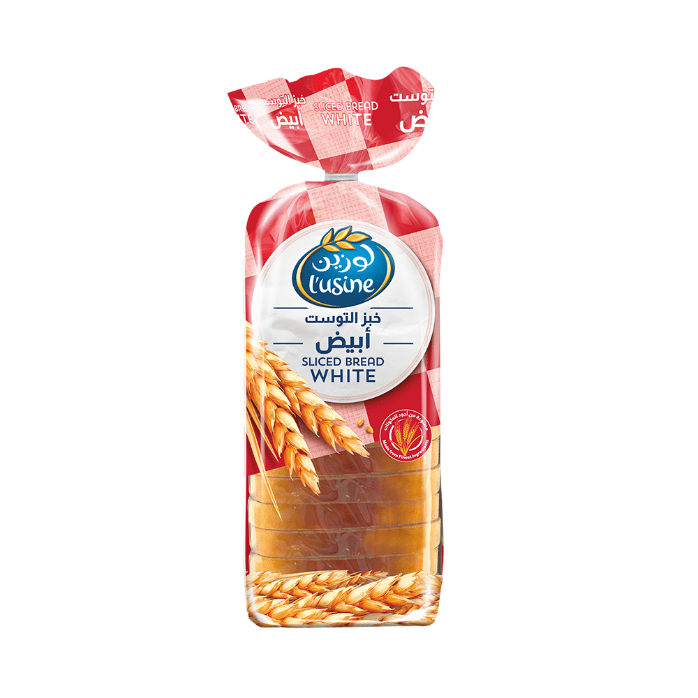 Lusine Soft White Family Loaf 600g |خبز الابيض الطري المراعي - 2kShopping