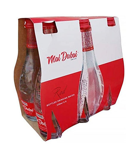 Mai Dubai Water Glass Bottle 330ml x 6 * 2 - 2kShopping