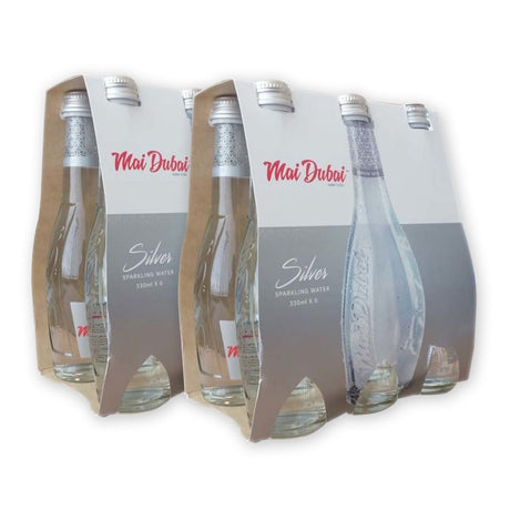 Mai Dubai Water Sparkling Glass Bottle 330ml x 12 - 2kShopping