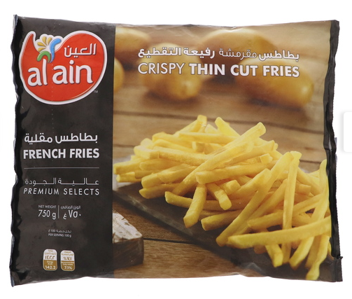 Al Ain French Fries Thin Cut 750 g - 2kShopping.com