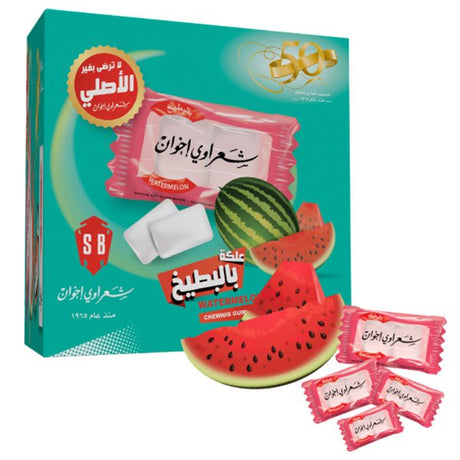 Sharawi Watermelon Chewing Gum Box | شعراوي علكة بالبطيخ - 2kShopping